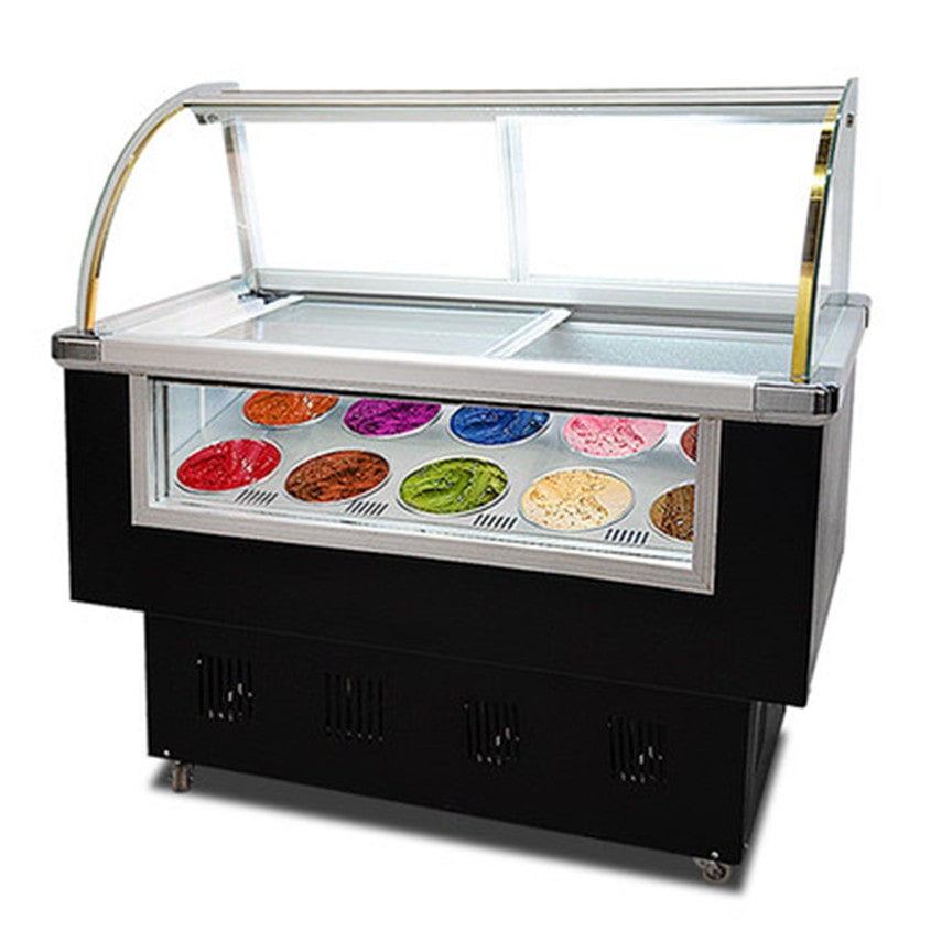 Gabinete de exhibición del helado Gabinete de almacenamiento del helado del congelador del helado