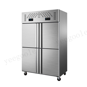 Refrigerador vertical Refrigerador de acero inoxidable Refrigerador de dos puertas Refrigerador de cuatro puertas Refrigerador de seis puertas