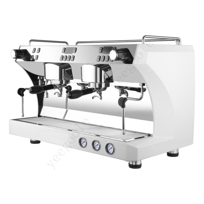 Máquina de café Máquina de café expreso Máquina de café comercial Taza alta Espuma de leche de vapor Máquina de café semiautomática